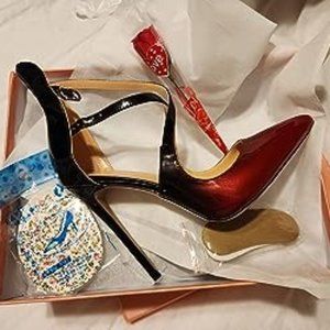 Women's Pointed Toe Stiletto High Heels Crisscross Strappy Pumps Ladies Ankle Bu